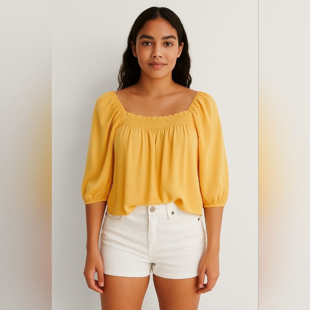 NWOT MySTYLE White Jean Shorts